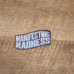 Dutch Bros Blue Manifesting Radness Sticker